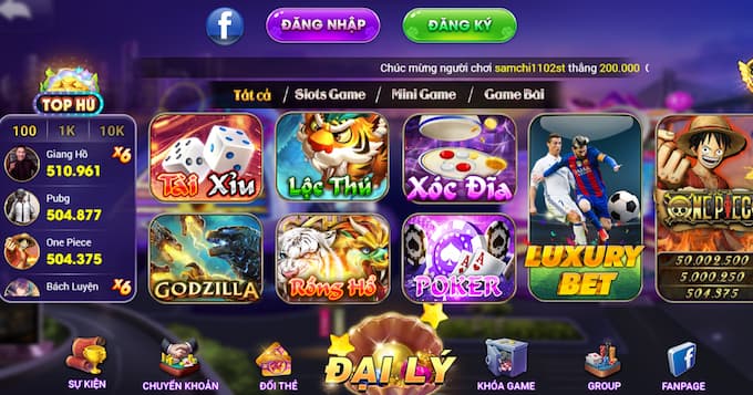 Trải nghiệm kho game đa dạng tại Luxy Club